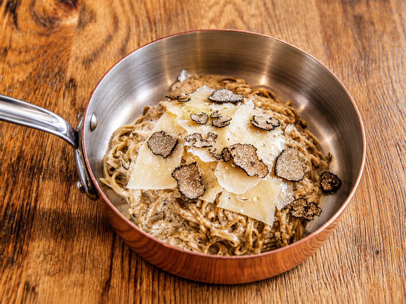 Famosa pasta al tartufo de Ca'n Pelut