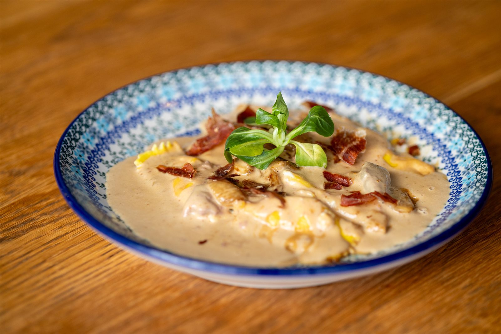 Ravioli ai fichi e foie de Ca'n Pelut